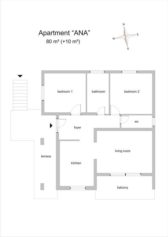 Ana Apartment Rabac Værelse billede